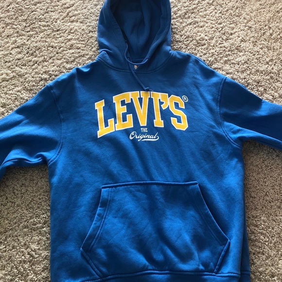 Levi’s small blue hoodie, originally $80. Never worn and in perfect condition. - Picture 2 of 3